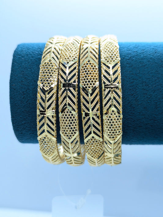 Luxury Statement Gold Bangles for Wedding & Festive Wear