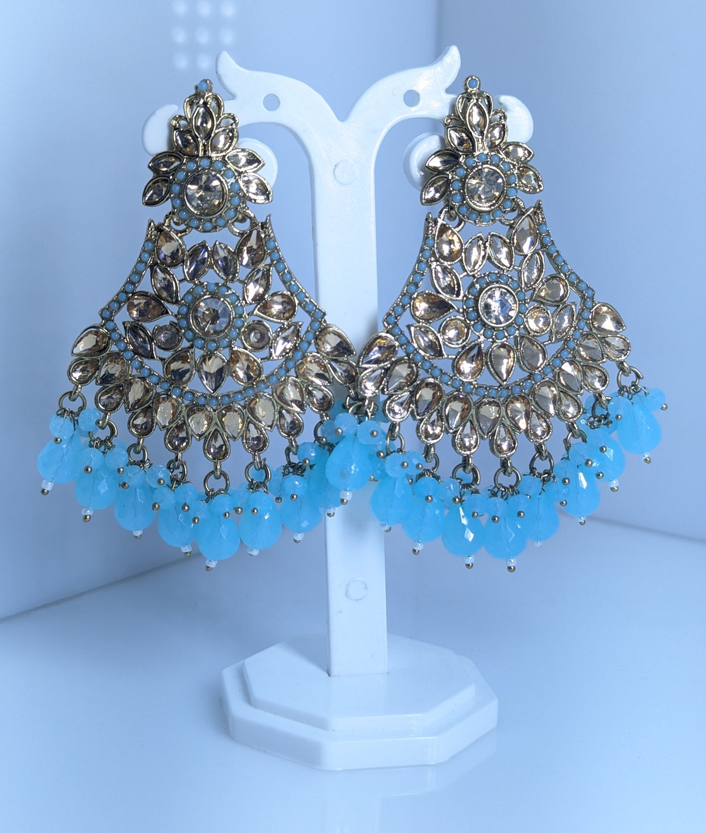 Heritage Spark Kundan Jhumka Earrings