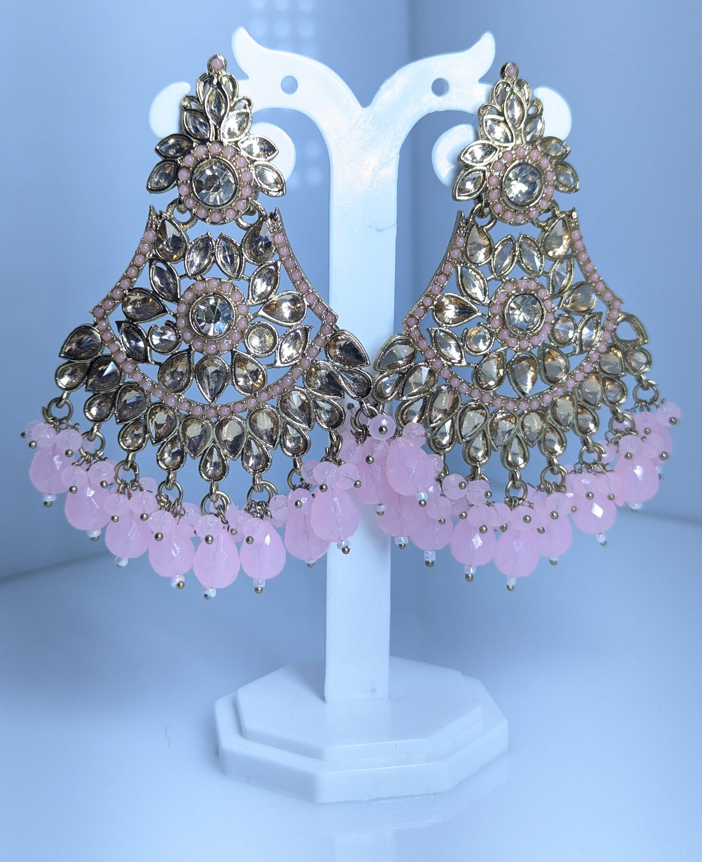 Heritage Spark Kundan Jhumka Earrings