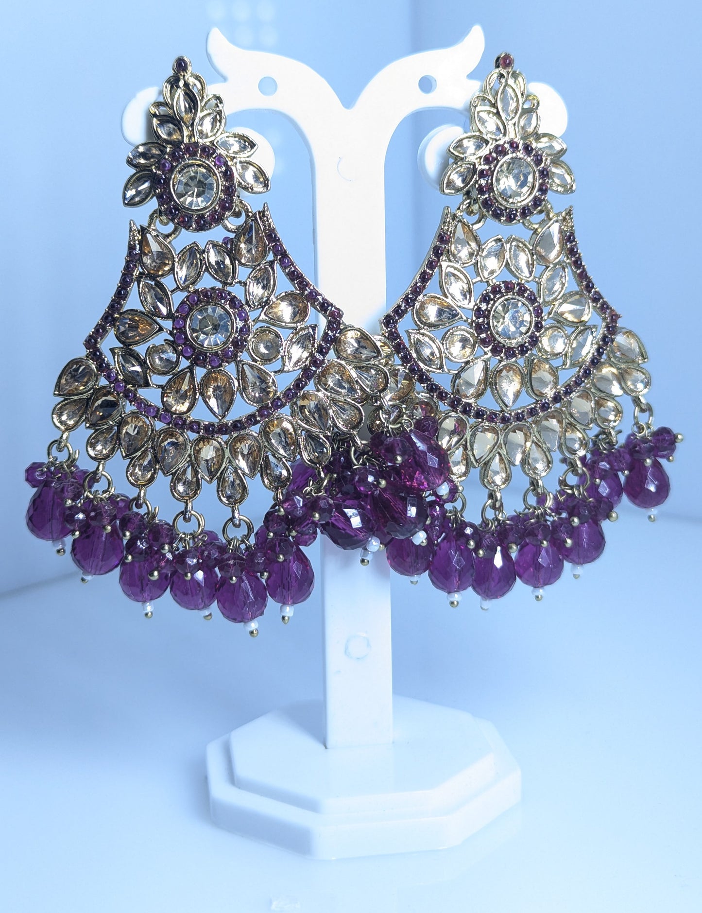 Heritage Spark Kundan Jhumka Earrings