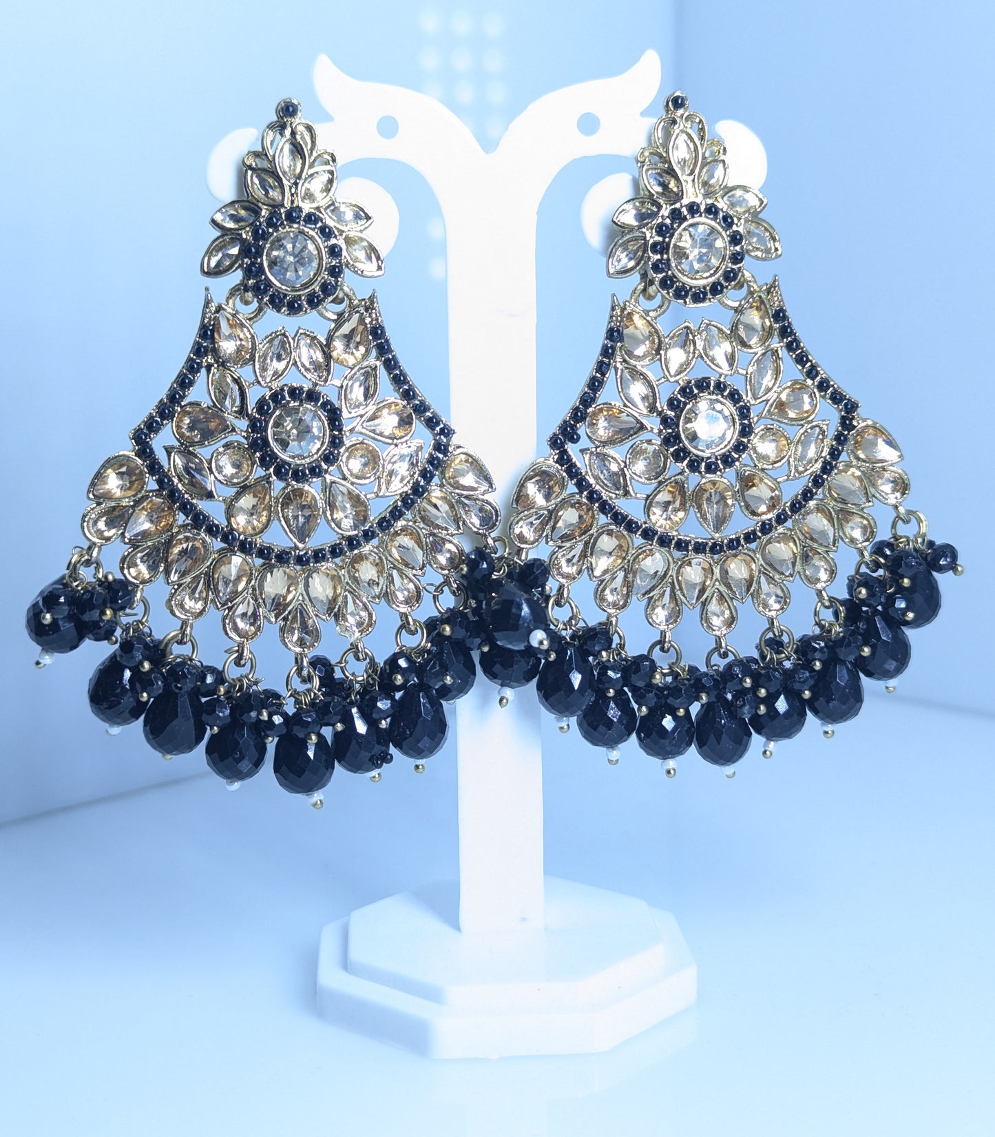 Heritage Spark Kundan Jhumka Earrings