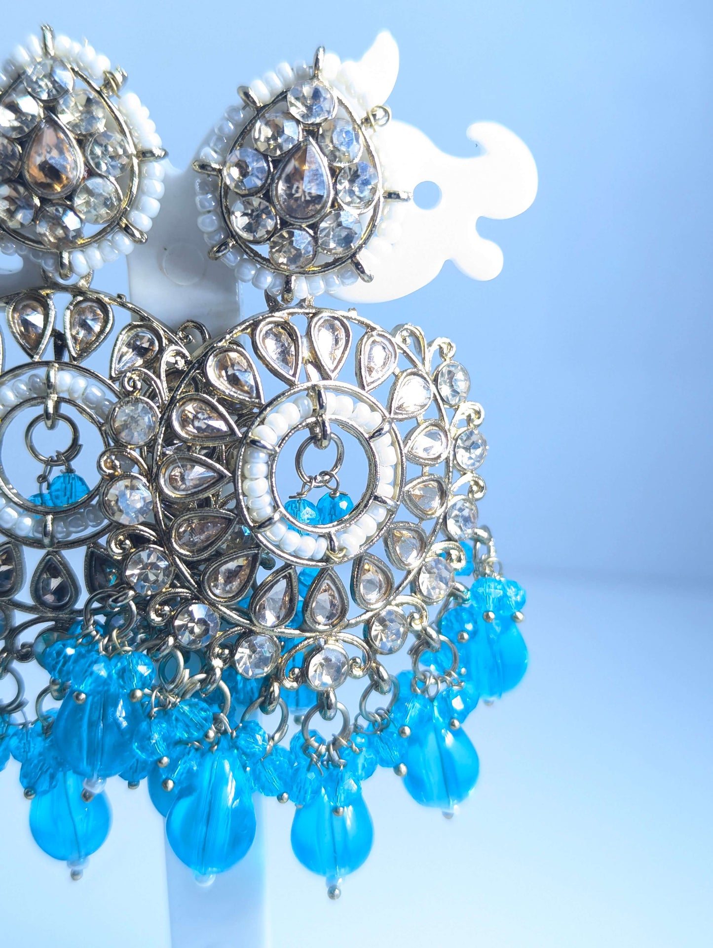 Regal Shine Kundan Jhumka Earrings