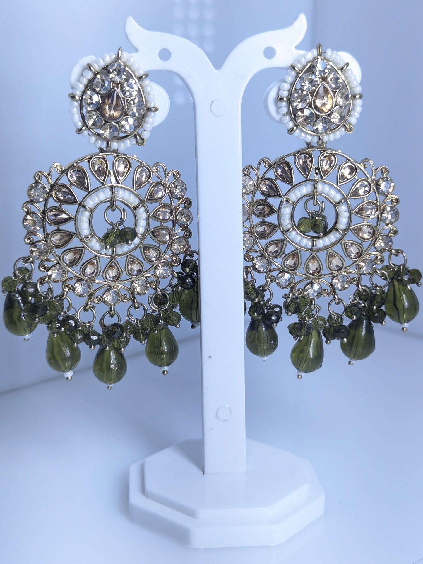 Regal Shine Kundan Jhumka Earrings