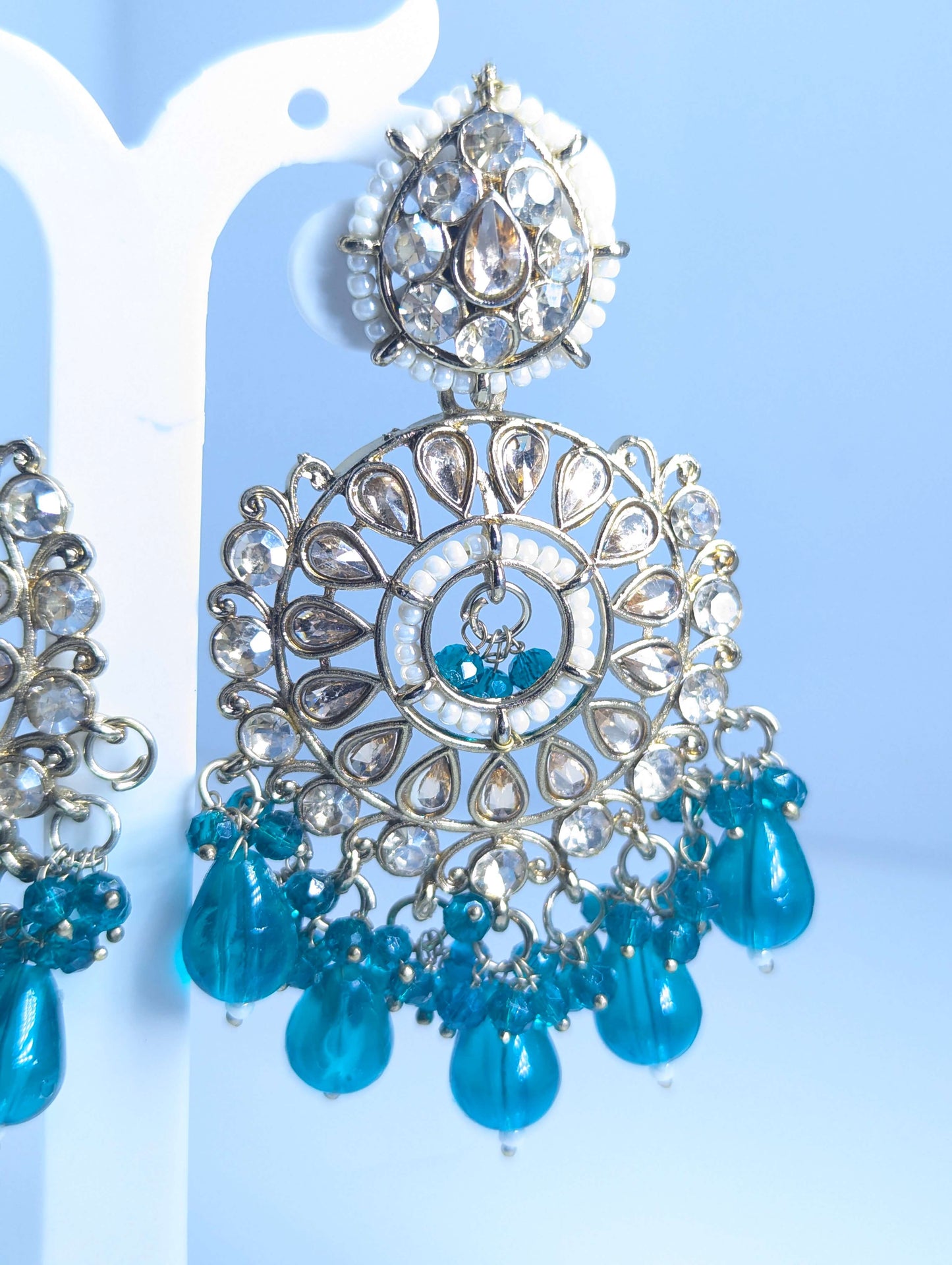 Regal Shine Kundan Jhumka Earrings