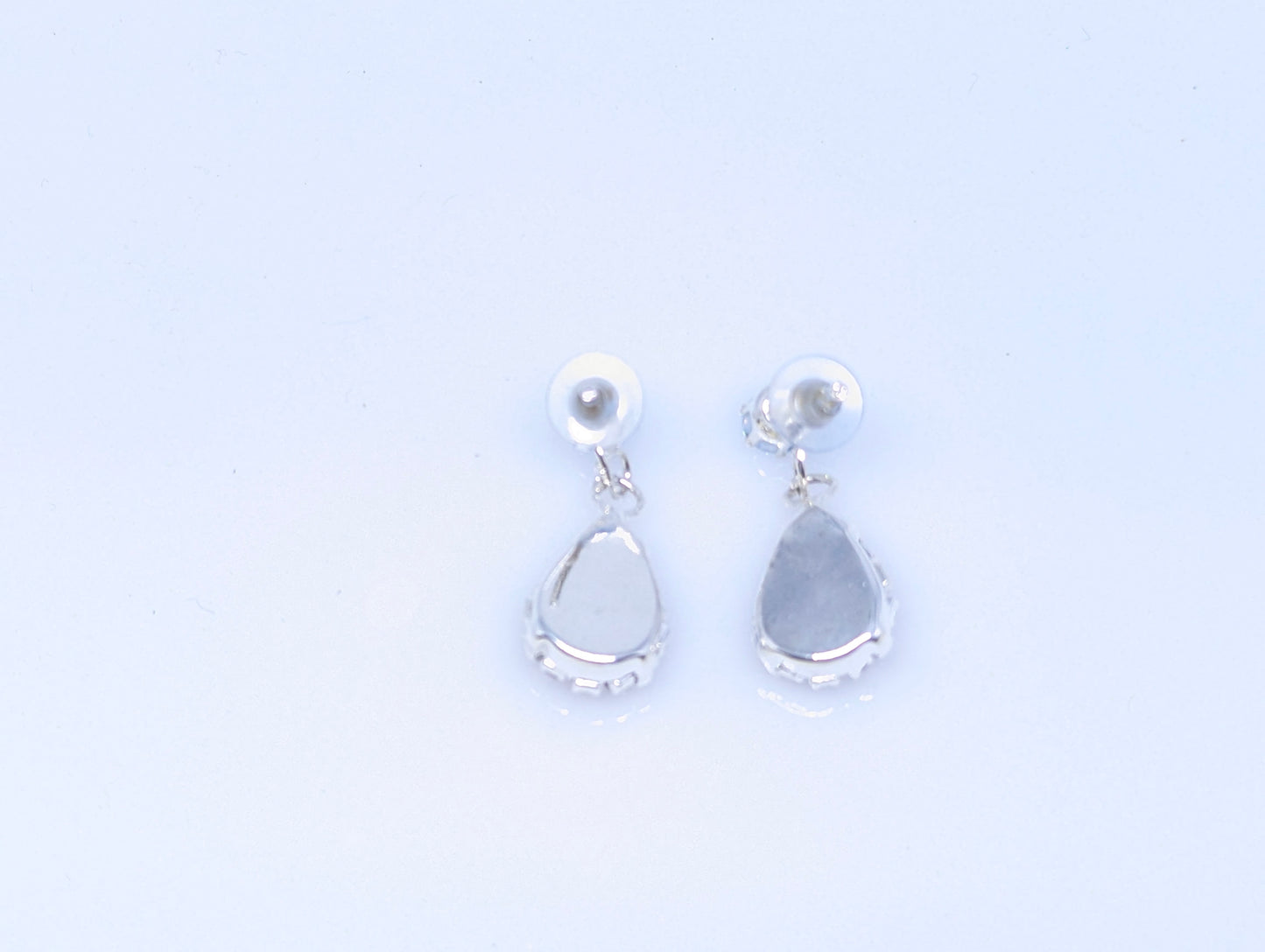 Elegant Pastel Korean Necklace & Earring Set with Sparkling Crystals